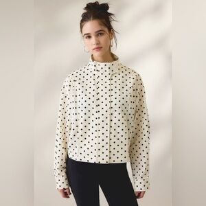Free People Polka Dot Jacket and Micro Short